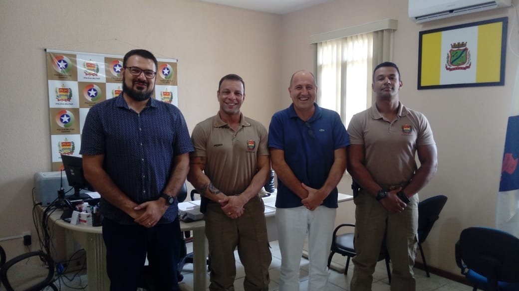 Polícia Militar de Gaspar apresenta projetos à ACIG.