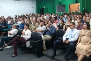 1ª Conferência Conexão SC-PE lota auditório do IFSC em Gaspar