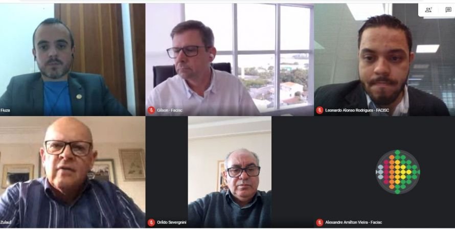 Medidas econômicas e ajudas aos municípios foram avaliadas em live da FACISC nesta quinta (21/05)