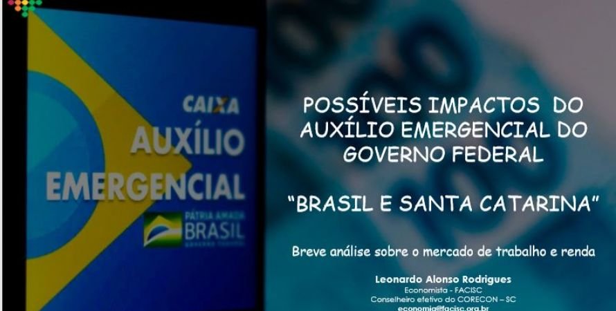 FACISC estima que coronavoucher cubra 29% da renda dos informais catarinenses