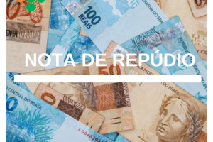 NOTA DE REPÚDIO – FUNDÃO ELEITORAL