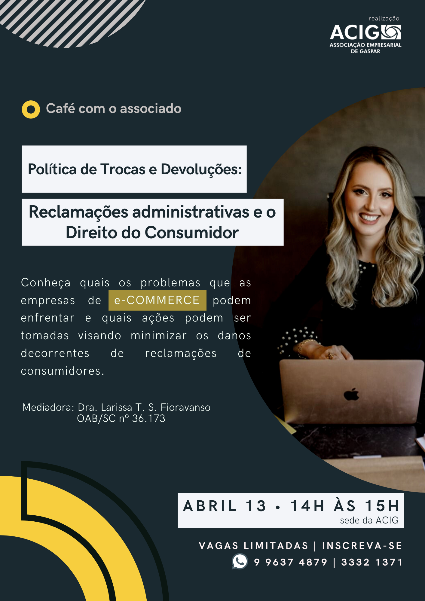 Associação Empresarial de Gaspar promove “Café com o Associado” presencial